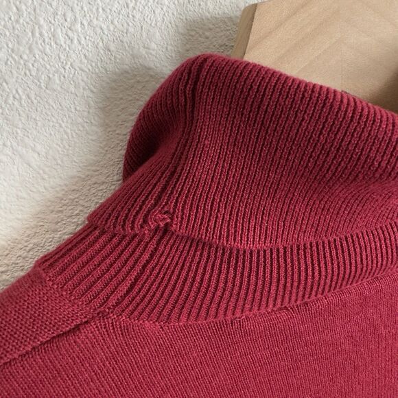 Y2K Harley Davidson Sweater Womens Large Red Embroidered Wings Studded Biker - Picture 14 of 16